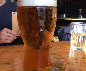 tall draft beer